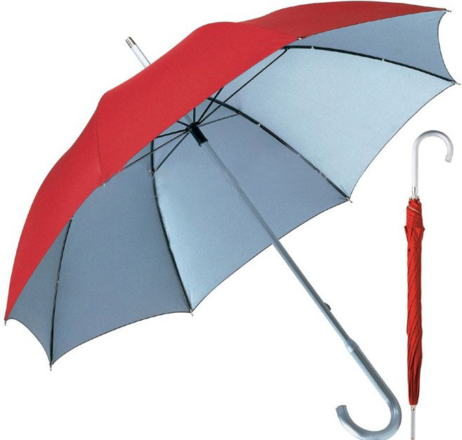 Stick umbrella with silver coating -SU42
