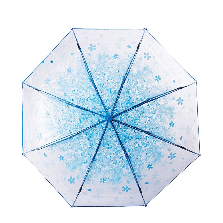 Transparent folding umbrella -PU013